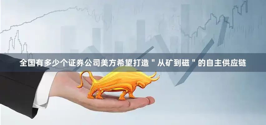 全国有多少个证券公司美方希望打造＂从矿到磁＂的自主供应链